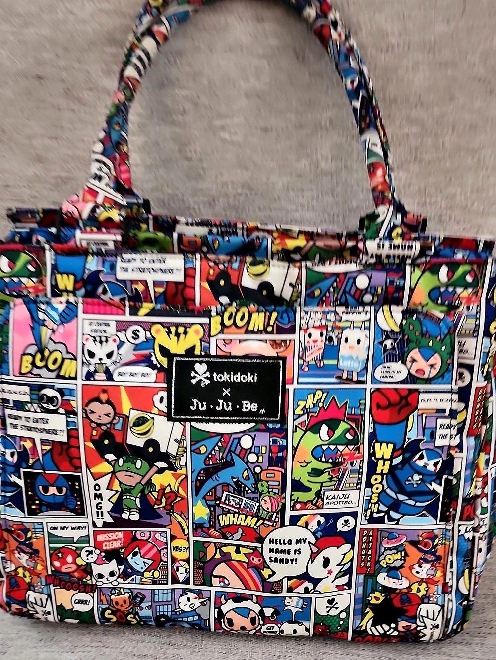 tokidoki x Ju-Ju-Be Comic Print Large Tote Diaper Bag Multicolor - Picture 2 of 15